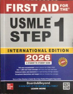 First Aid For USMLE STEP 1; Color MATT| Latest Edition 2026