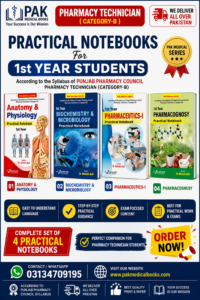 PHARMACY TECHNICIAN PRACTICAL BOOKS; 1ST YEAR| LATEST EDITION