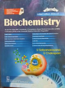 Biochemistry Satyanarayana| Latest Edition 2026-27
