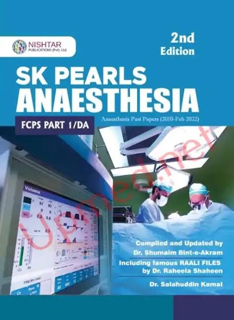 SK PEARLS ANAESTHESIA FCPS-1| Latest Edition