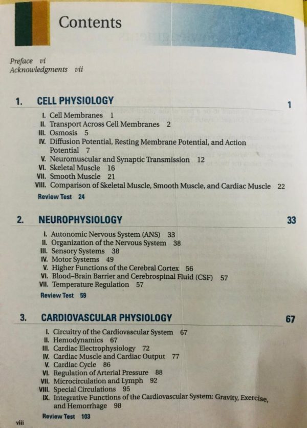 BRS Physiology (Board Review Series)| Latest 9th Edition