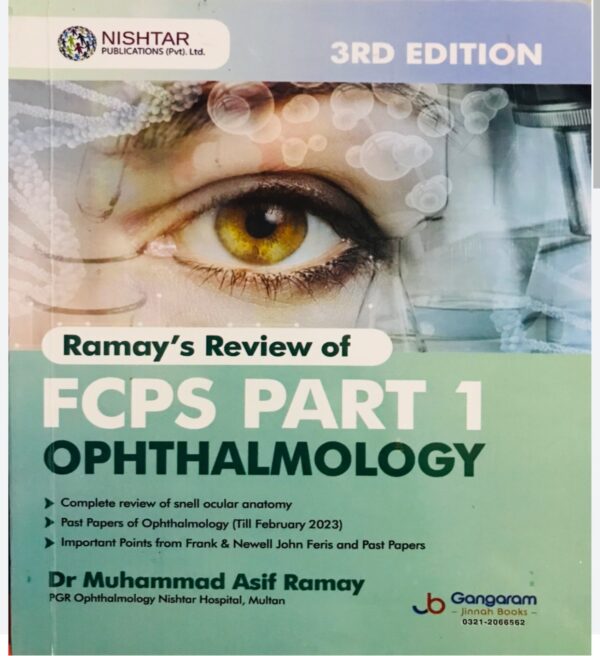 ophthalmology; Ramay’s Review of FCPS part 1; latest 2024 edition