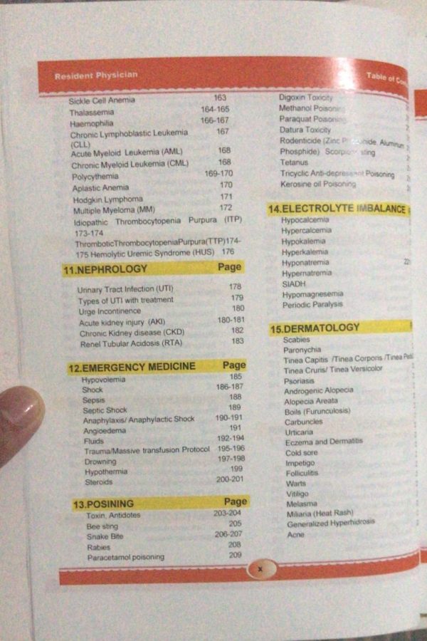 RESIDENT PHYSICIAN TREATMENT GUIDE| LATEST EDITION 2024-25