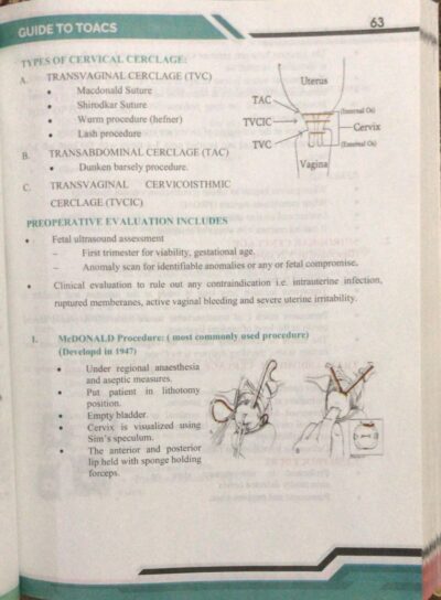 TOACS FOR FCPS OBS AND GYNAE| LATEST 3RD EDITION