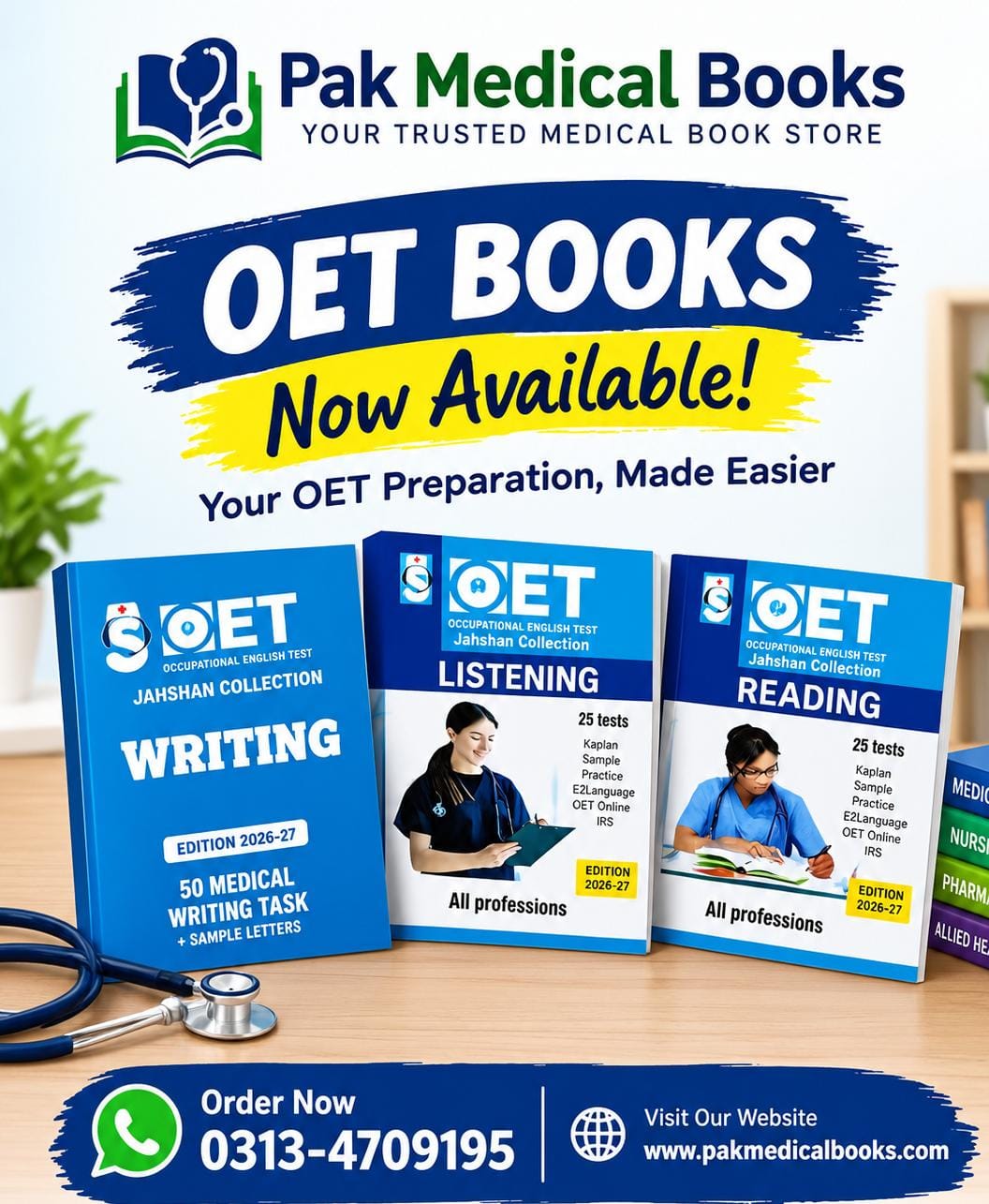 Jahshan OET Collection: Complete 3-Book Set| Best Selling