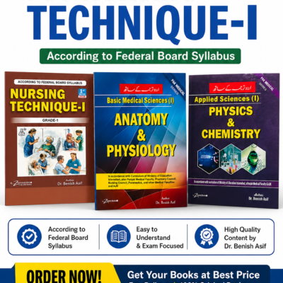FEDERAL BOARD FSC NURSING TECHNIQUE-1 BOOK| LATEST EDITION